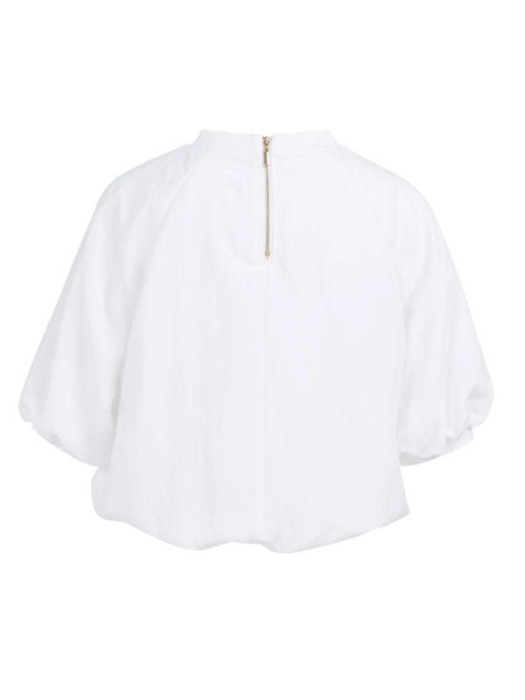 Yaya Woven balloon t-shirt 00000 Pure white