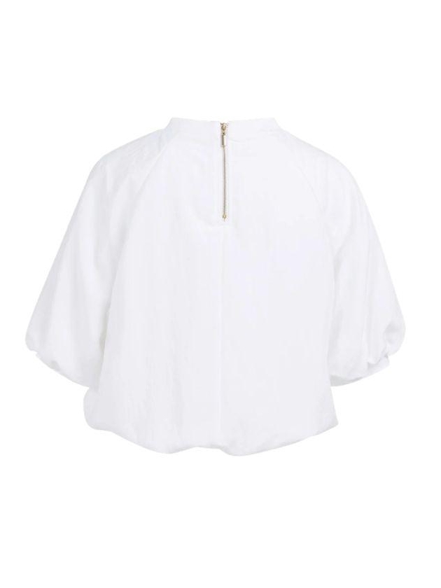 Yaya Woven balloon t-shirt 00000 Pure white