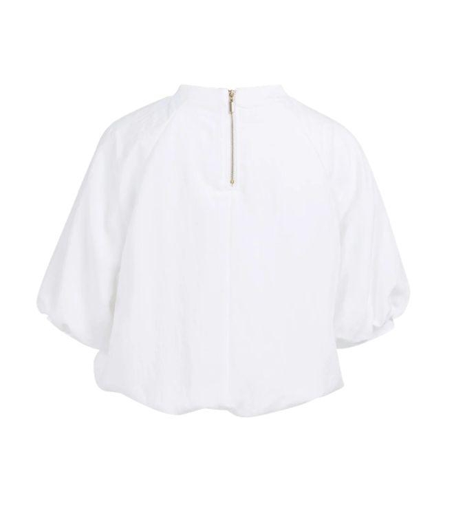 Yaya Woven balloon t-shirt 00000 Pure white