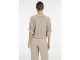Yaya Jersey top with pleated sleeve 61104 Crockery brown