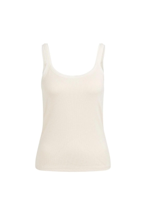 Yaya Singlet with mesh edge 99058 Creme beige