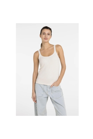 Yaya Singlet with mesh edge 99058 Creme beige