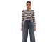 By-Bar Amsterdam Basic ls big stripe top Chalk