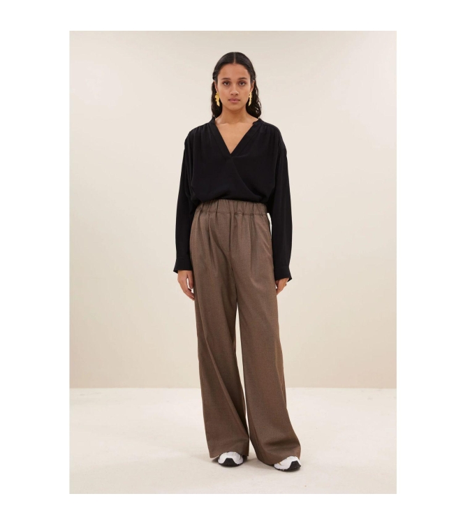 By-Bar Amsterdam Benji melange pants Biscuit melee