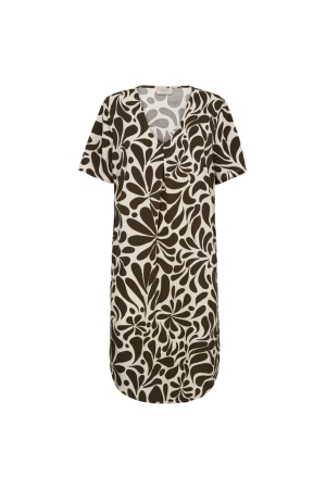 Freequent FQFLOI-DRESS Moonbeam w. Coffee Bean