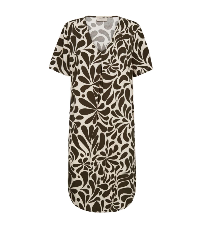 Freequent FQFLOI-DRESS Moonbeam w. Coffee Bean