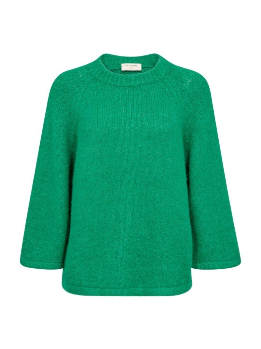 Freequent FQGRSLULU-PULLOVER Bright Green Melange