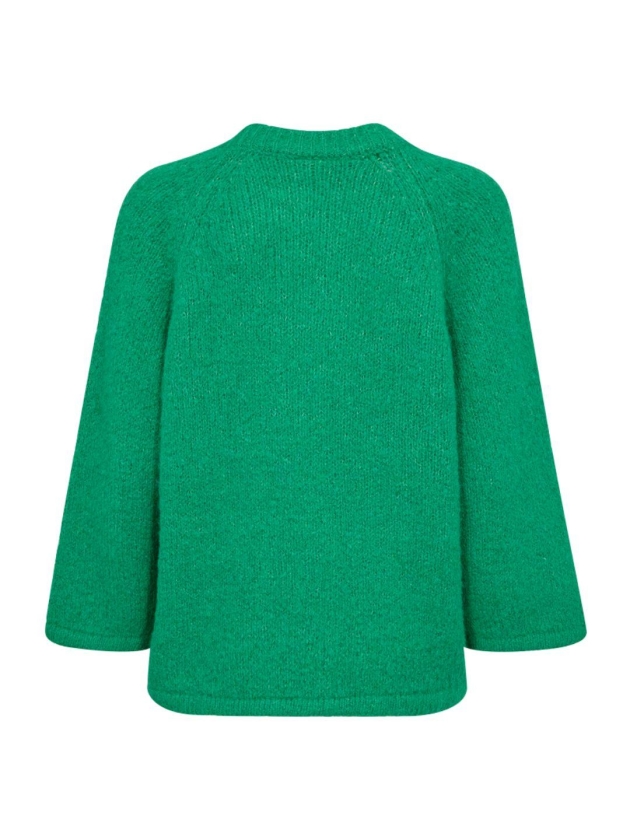 Freequent FQGRSLULU-PULLOVER Bright Green Melange