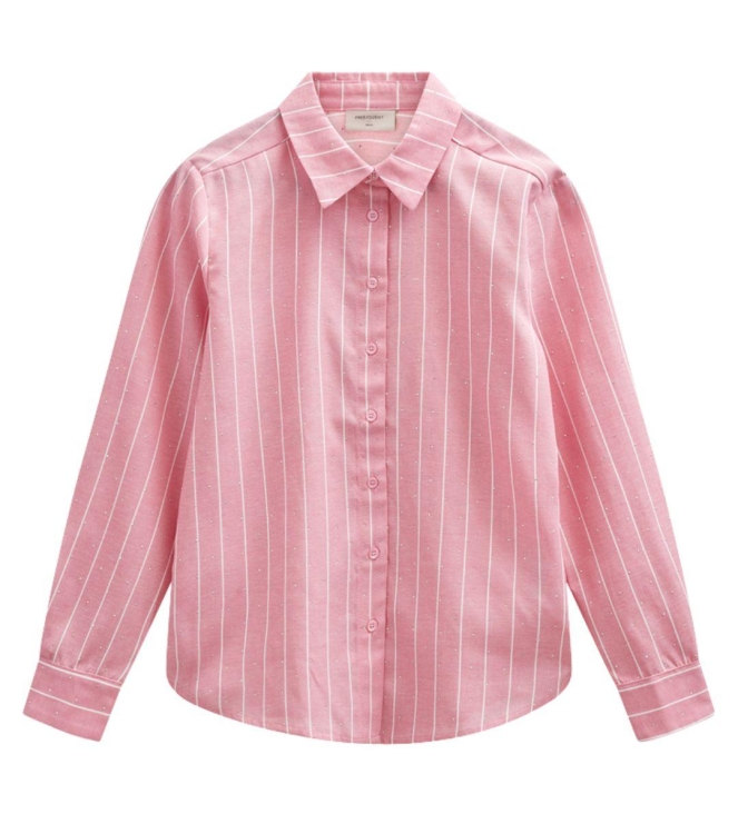 Freequent FQSOLLY-SHIRT Wild Orchid w. Star Off-white