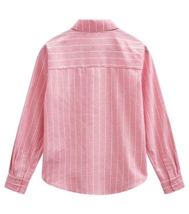 Freequent FQSOLLY-SHIRT Wild Orchid w. Star Off-white