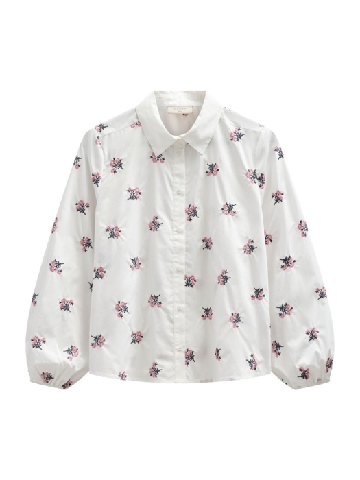 Freequent FQLEILA-BLOUSE Star Off-White w. Wild Orchid