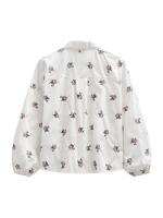 Freequent FQLEILA-BLOUSE Star Off-White w. Wild Orchid