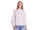 Freequent FQLEILA-BLOUSE Star Off-White w. Wild Orchid