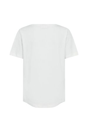 Freequent FQFENJAL-TEE Star Off-white w Fuchsia Purpl
