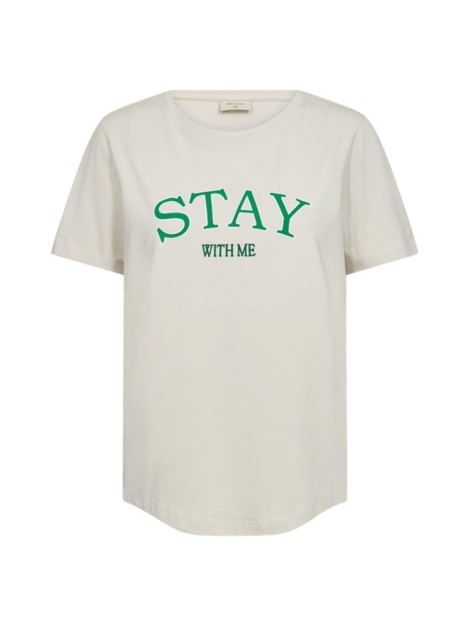 Freequent FQFENJAL-TEE Moonbeam w. Bright Green