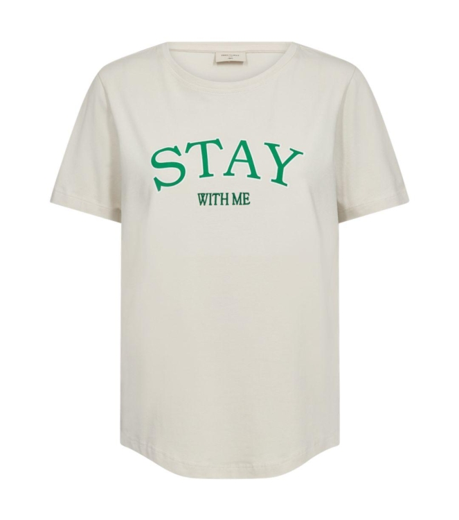 Freequent FQFENJAL-TEE Moonbeam w. Bright Green