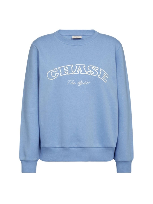 Freequent FQKAMELA-PULLOVER Vista Blue w. Star Off-White