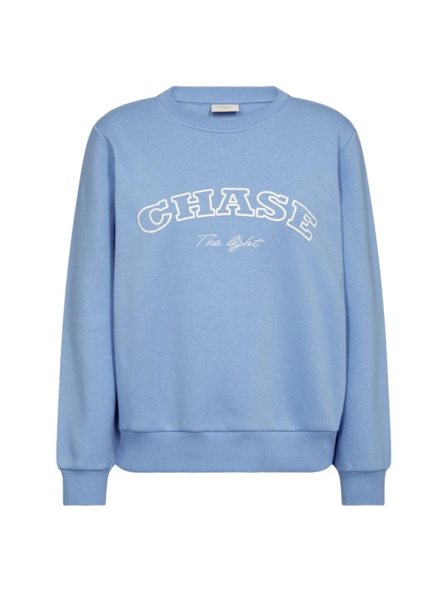Freequent FQKAMELA-PULLOVER Vista Blue w. Star Off-White