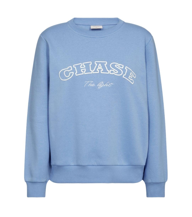 Freequent FQKAMELA-PULLOVER Vista Blue w. Star Off-White