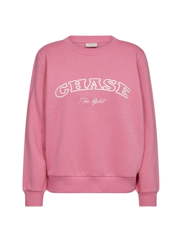 Freequent FQKAMELA-PULLOVER Wild Orchid w. Star Off-white