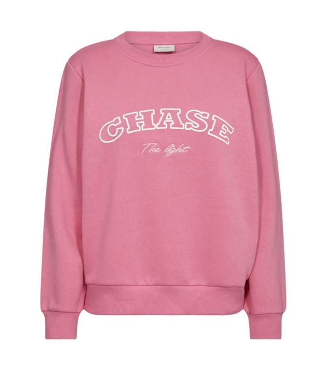 Freequent FQKAMELA-PULLOVER Wild Orchid w. Star Off-white