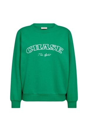 Freequent FQKAMELA-PULLOVER Bright Green w. Star Off-white