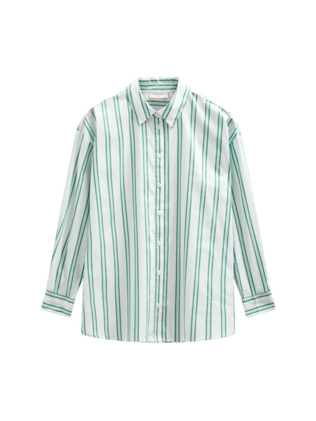 Freequent FQFINA-SHIRT Star Off-White w. Bright Green
