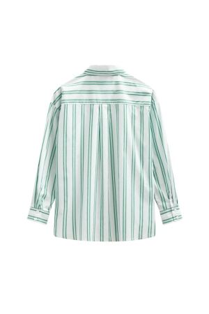 Freequent FQFINA-SHIRT Star Off-White w. Bright Green