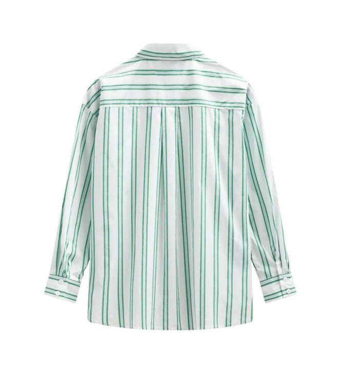 Freequent FQFINA-SHIRT Star Off-White w. Bright Green