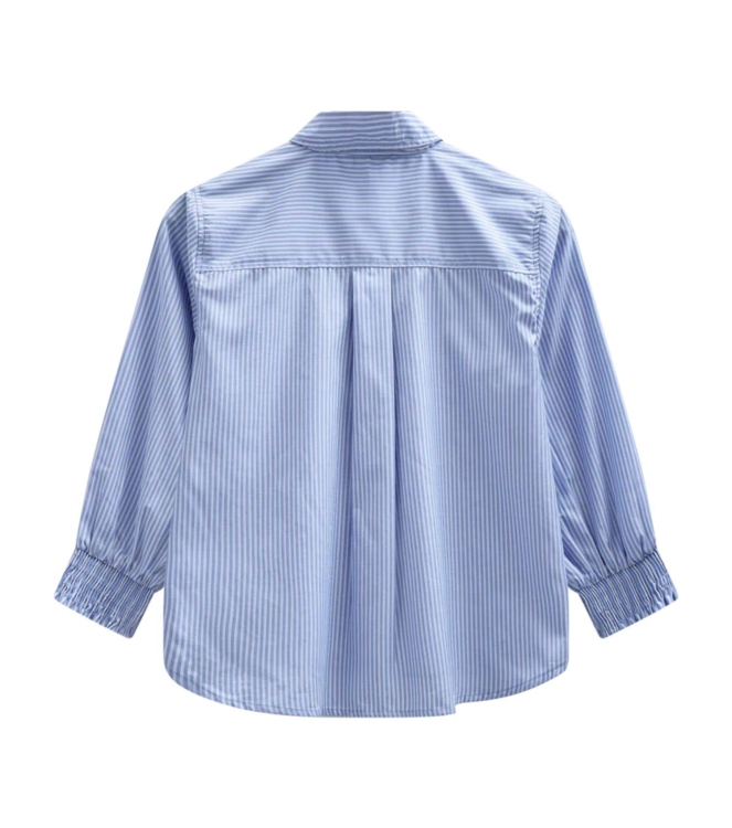 Freequent FQEVALINA-SHIRT Vista Blue w. Star Off-White