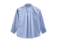 Freequent FQEVALINA-SHIRT Vista Blue w. Star Off-White