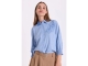 Freequent FQEVALINA-SHIRT Vista Blue w. Star Off-White