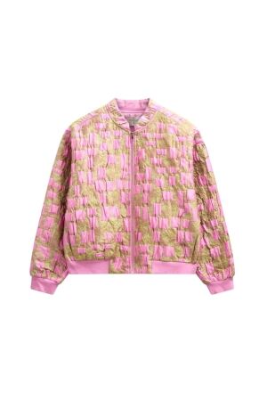 Freequent FQFLOWY-JACKET Pale Mauve w. Wild Orchid