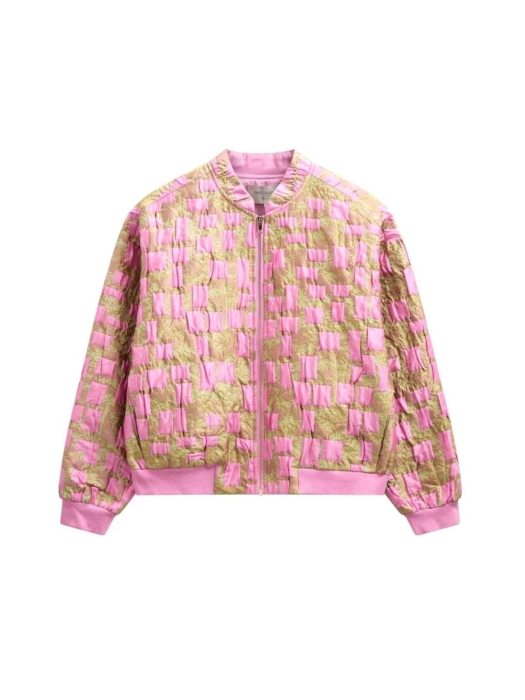 Freequent FQFLOWY-JACKET Pale Mauve w. Wild Orchid