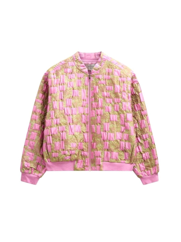 Freequent FQFLOWY-JACKET Pale Mauve w. Wild Orchid