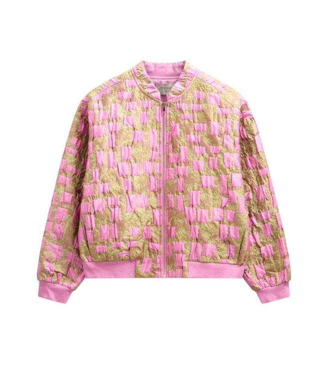 Freequent FQFLOWY-JACKET Pale Mauve w. Wild Orchid