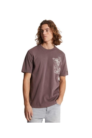 Cast Iron Short sleeve r-neck regular fit si 4321 Ephemera