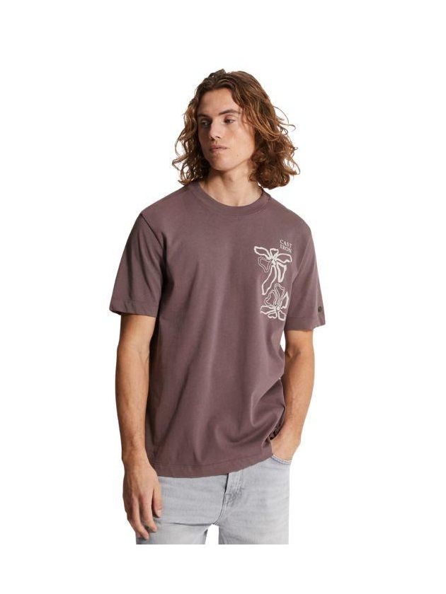 Cast Iron Short sleeve r-neck regular fit si 4321 Ephemera