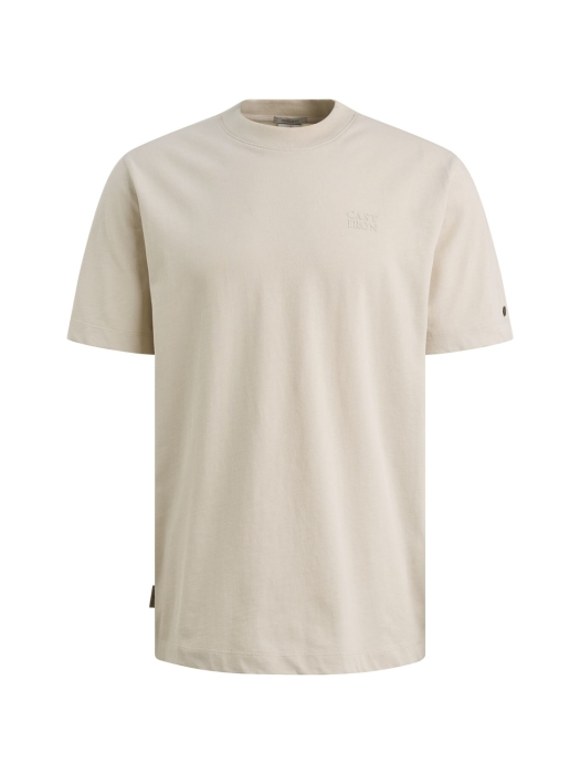 Cast Iron Short sleeve r-neck regular fit si 7014 Silver birch