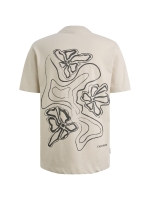 Cast Iron Short sleeve r-neck regular fit si 7014 Silver birch