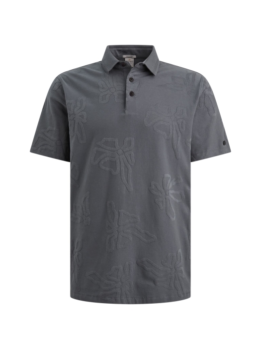 Cast Iron Short sleeve polo regular fit jacq 9117 Turbulence