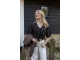 Haute L Amitie Court Lace Tee Mocca