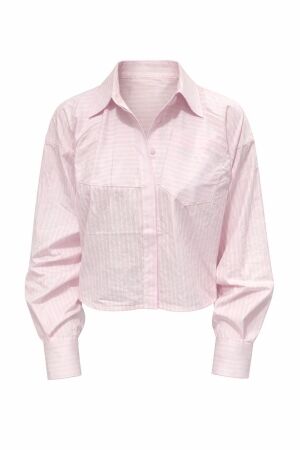 Haute L Amitie Sophie Rose Stripe Shirt Iced Rose