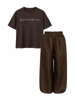 Haute L Amitie Thalia Harem Tall Pant Mocca