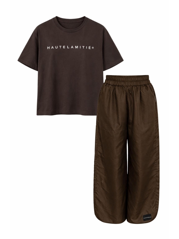 Haute L Amitie Thalia Harem Tall Pant Mocca