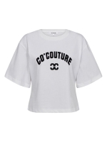 Co Couture ZengaCC Tee O-Neck WhiteBlack