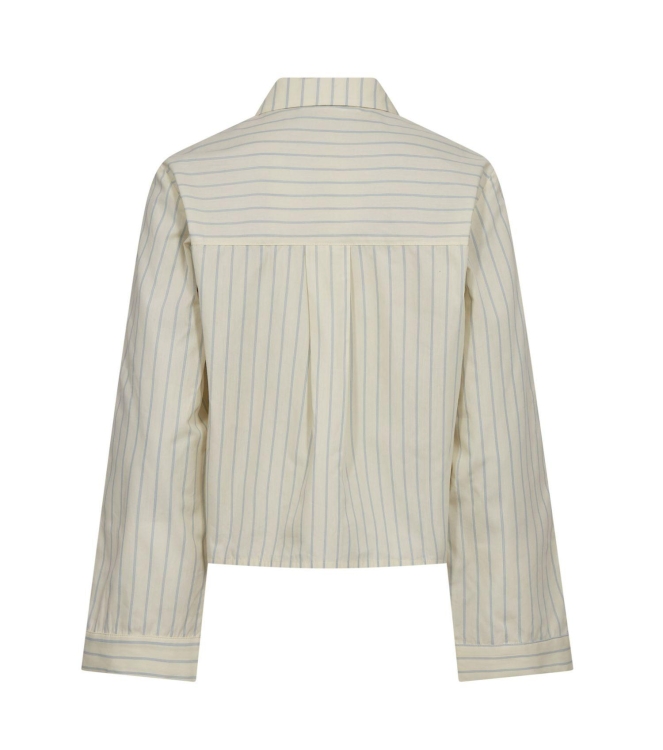 Co Couture SimoCC Stripe Button Shirt PaleYellow