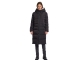 Rino en Pelle Long padded hooded coat with faux fur 10793 black stone