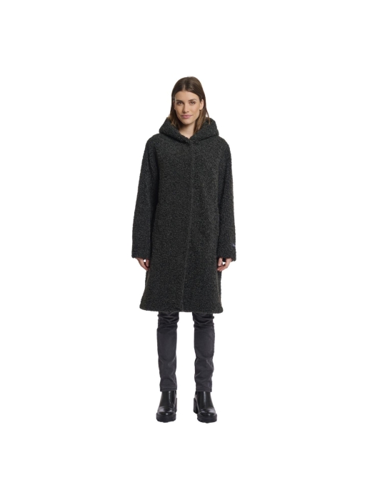 Rino en Pelle Teddy coat with hood 10874 deep iron