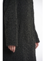 Rino en Pelle Teddy coat with hood 10874 deep iron